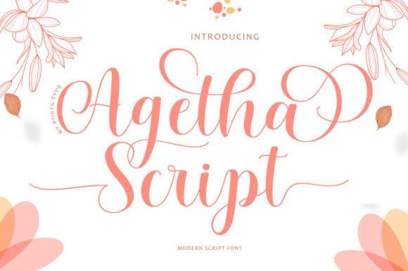 Agetha Script: A Dazzling Font for Editorial Elegance