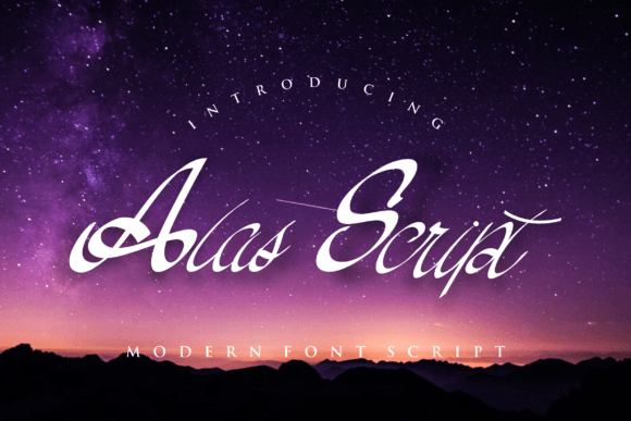 Alas Script: A Handwritten Font for Distinctive Web Design
