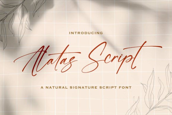 Alatas Script: Elevate Your Brand with Elegant Typography