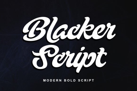 Blacker Script: A Modern Typeface for Editorial Charm