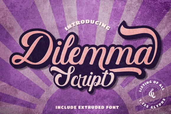 Bring Nostalgia to Your Web Design with Dilemma Script