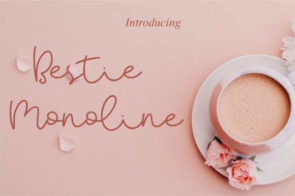 Bring Your Creations to Life with Bestie Monoline Script