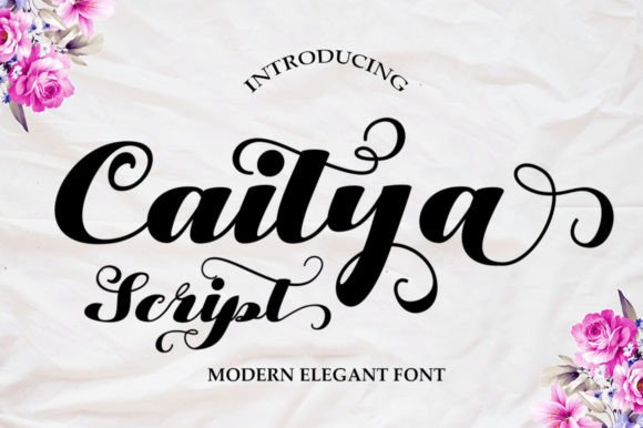 Caitya Script: A Bold and Gorgeous Typeface for Your Next Campaign