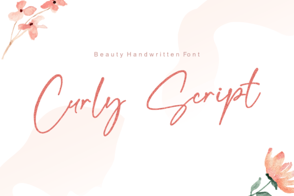 Curly Script: A Charming Handwritten Font for Marketers