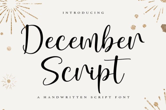 December Script: A Delicate Handwritten Font for Elegant Branding