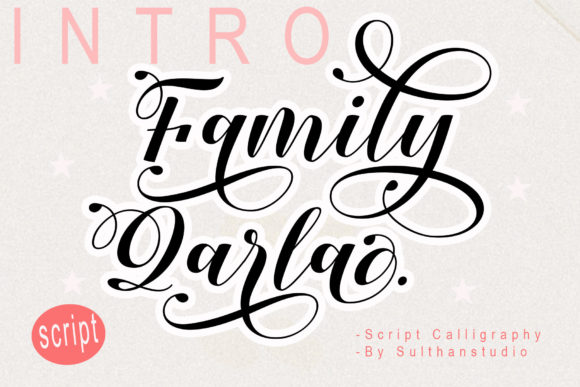 Elevate Your Brand with Family Qarla Script Font