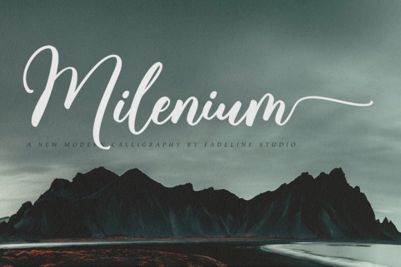 Elevate Your Editorial Design with Milenium Script