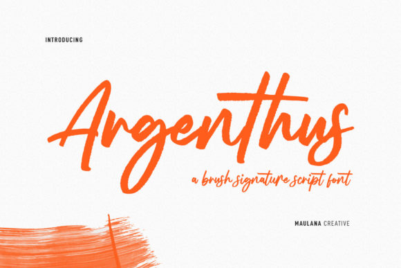 Enhance Your Brand with Argenthus Script Font