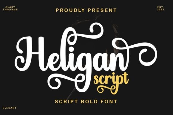 Enhance Your Brand with Heligan Script: A Stylish Typeface
