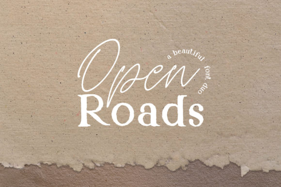 Enhance Your Brand with Open Roads Duo Font
