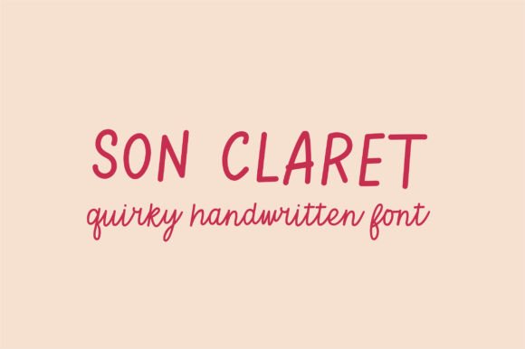 Enhance Your Brand with Son Claret: A Modern Script Font