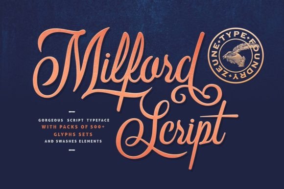 Enhance Your Web Design with Milford Script Font