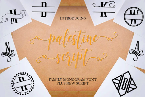 Exploring Palestine Script and Monogram: A Versatile Typeface
