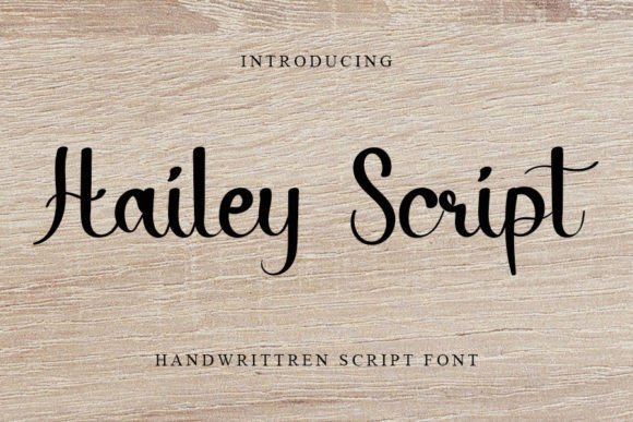 Hailey Script: A Handwritten Font for Crafters and Creators