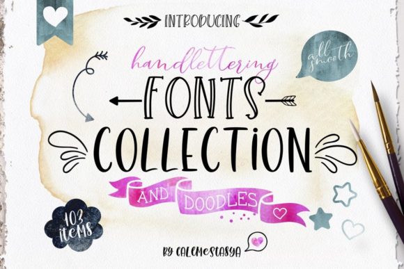 Handlettering Fonts Collection: A Versatile Script Amp Typeface