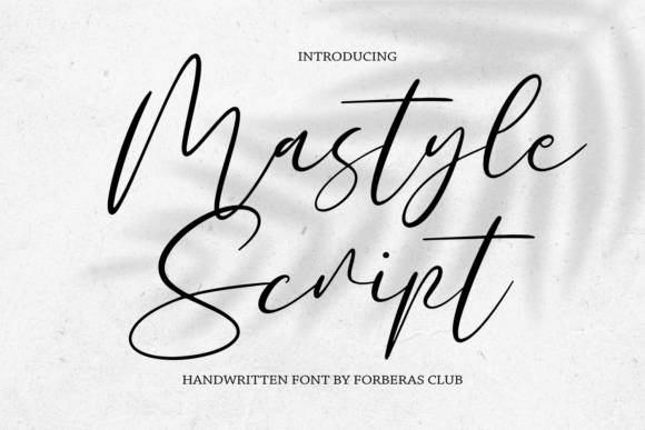 Impress with Elegance: Mastyle Script for Branding