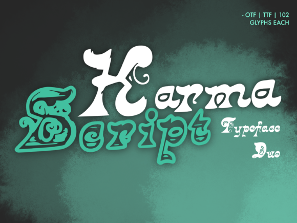 Karma Script Duo: A Premium Font for Elegant Designs
