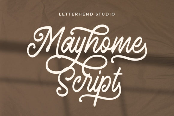 Mayhome Script: Elevate Your Campaign with a Vintage Font