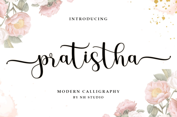 Pratistha Script: A Handwritten Font for Editorial Elegance