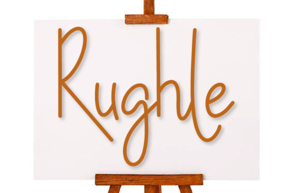 Ruglhe Script: A Handwritten Font for Eye-Catching Branding