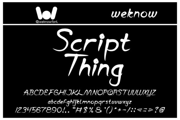 Script Thing: A Charming Handwritten Font for Web Design