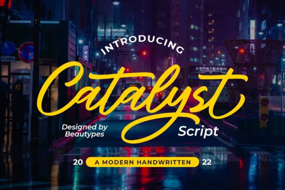 Unleash Creativity with Catalyst Script: A Font for Makers