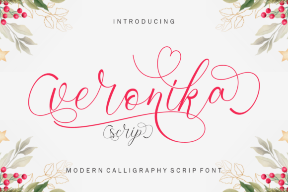 Veronika Script: A Delicate Typeface for Elegant Publishing
