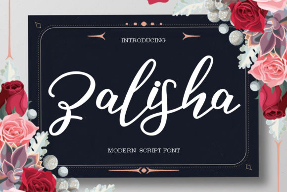 Zalisha Script: Elevate Your Brand with a Modern, Stylish Font